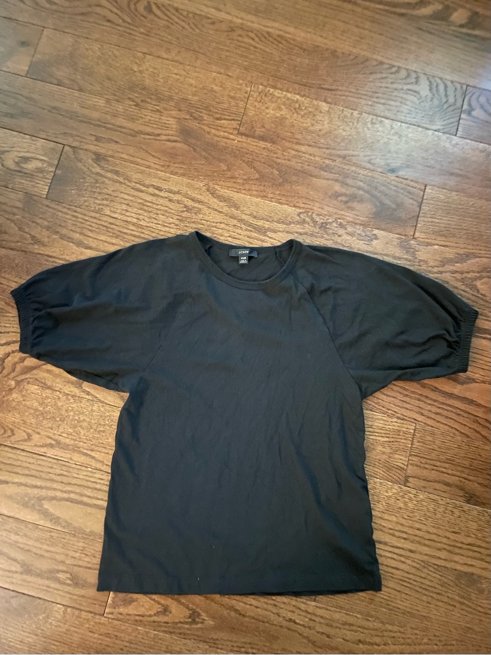 J. Crew Black Short Sleeve Crewneck Tee